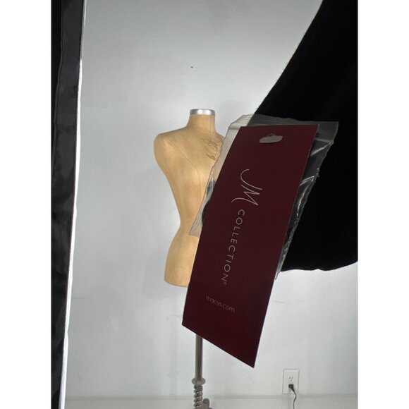 JM Collection Simply Pretty Onyx Black Jacket from Macy's New with Tag - Picture 12 of 13